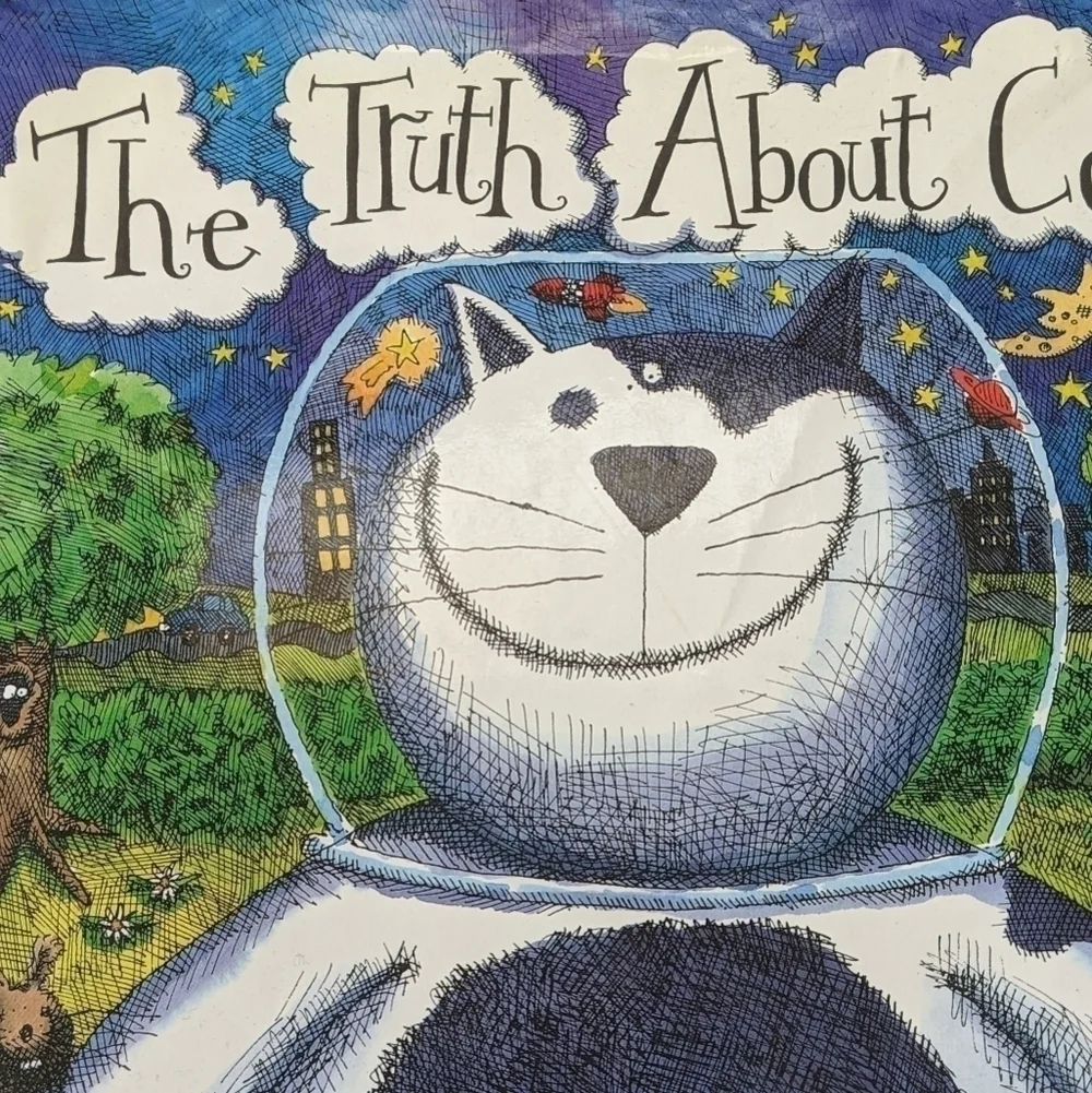 Vintage 1996 The Truth About Cats Coffee Table Book by Alan Snow